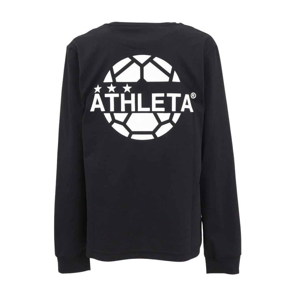 アスレタ（ATHLETA）（キッズ）サッカー フットサルウェア ジュニア ロングTシャツ XE-455J BLK