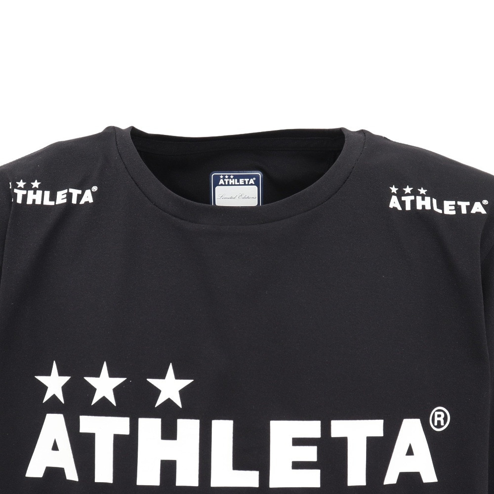 アスレタ（ATHLETA）（キッズ）サッカー フットサルウェア ジュニア ロングTシャツ XE-455J BLK