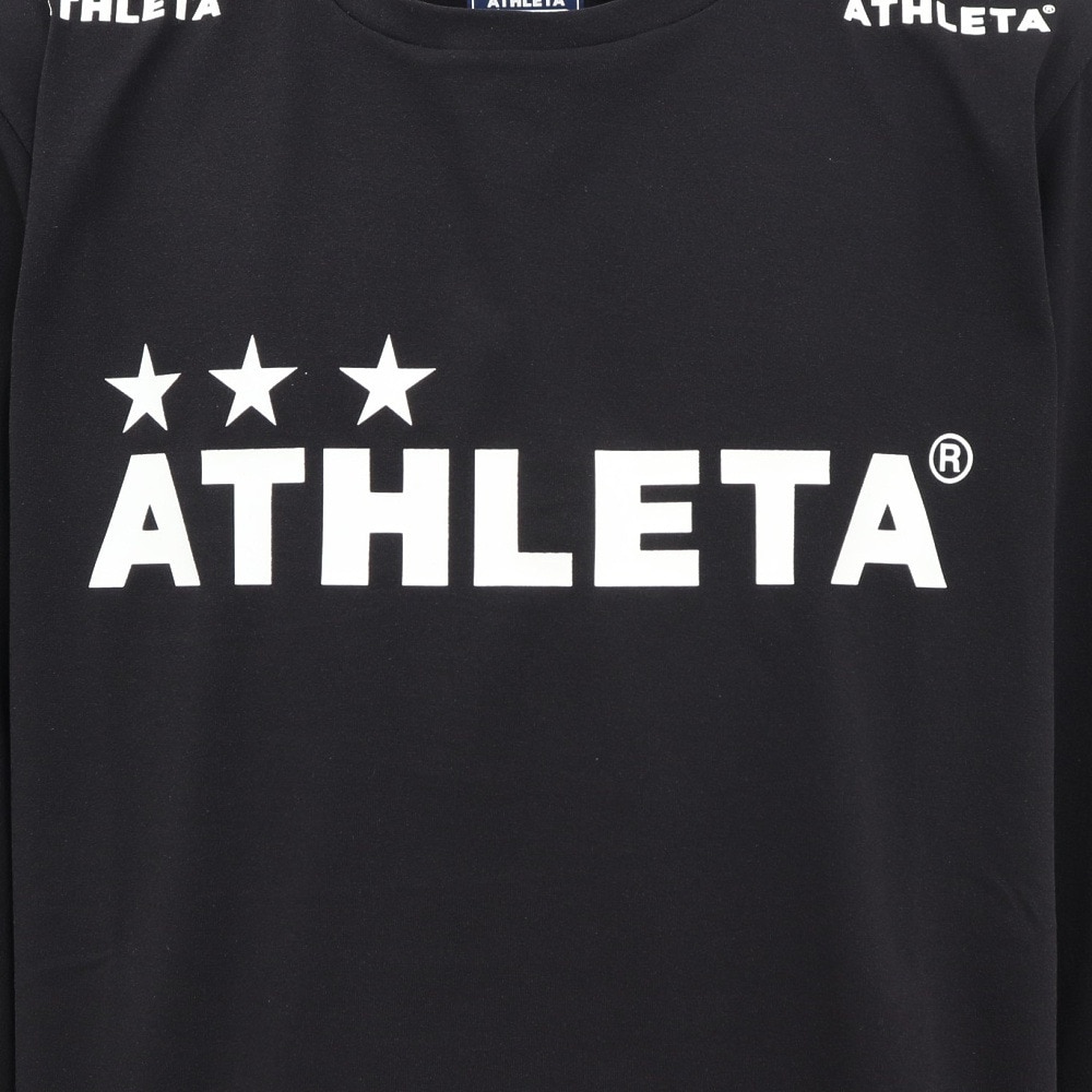 アスレタ（ATHLETA）（キッズ）サッカー フットサルウェア ジュニア ロングTシャツ XE-455J BLK