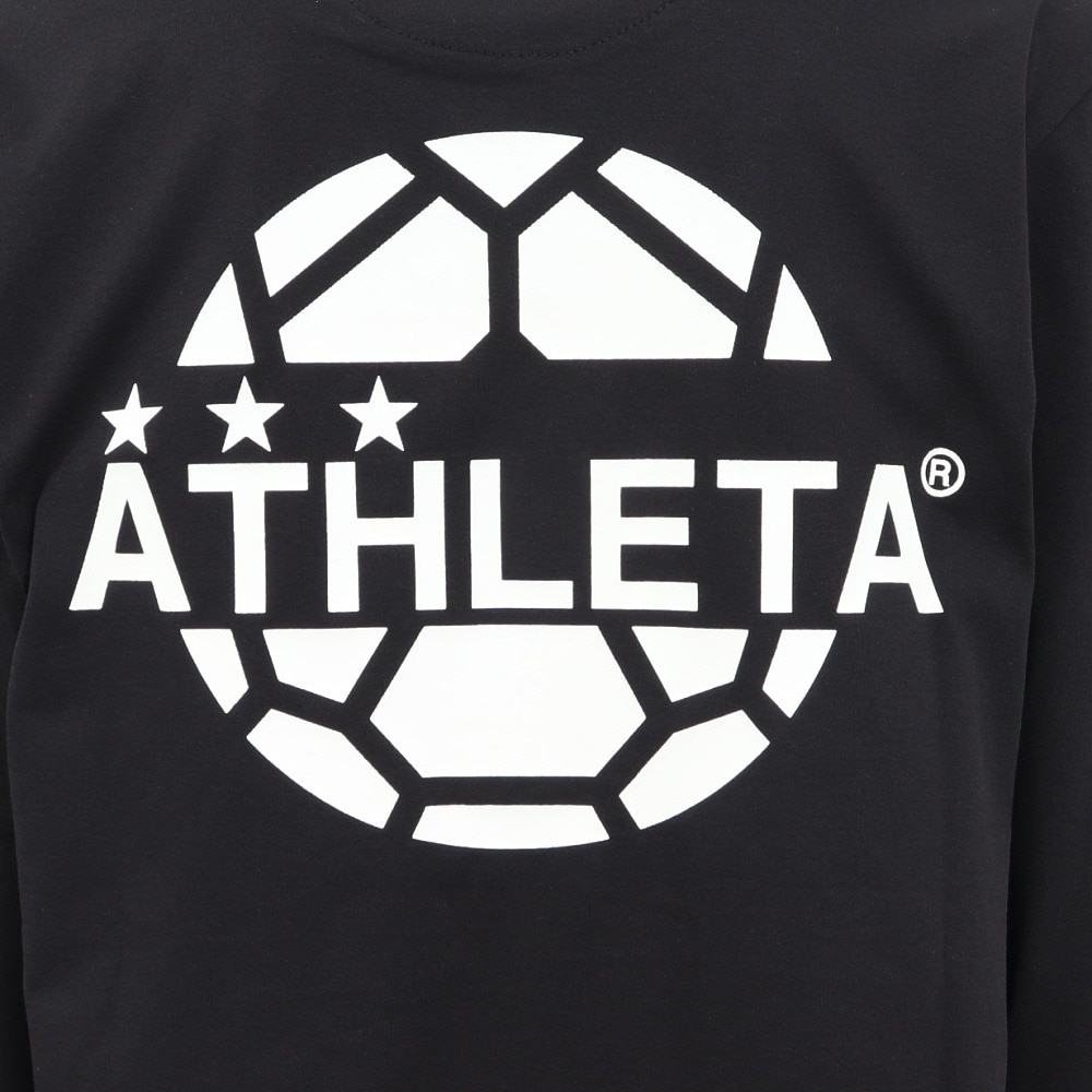 アスレタ（ATHLETA）（キッズ）サッカー フットサルウェア ジュニア ロングTシャツ XE-455J BLK