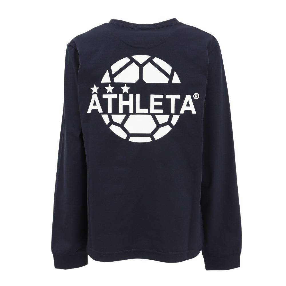 アスレタ（ATHLETA）（キッズ）サッカー フットサルウェア ジュニア ロングTシャツ XE-455J NVY