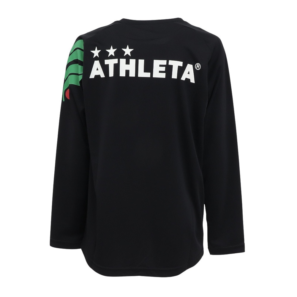 アスレタ（ATHLETA）（キッズ）サッカー フットサルウェア ジュニア ロング プラクティスシャツ XE-456J BLK