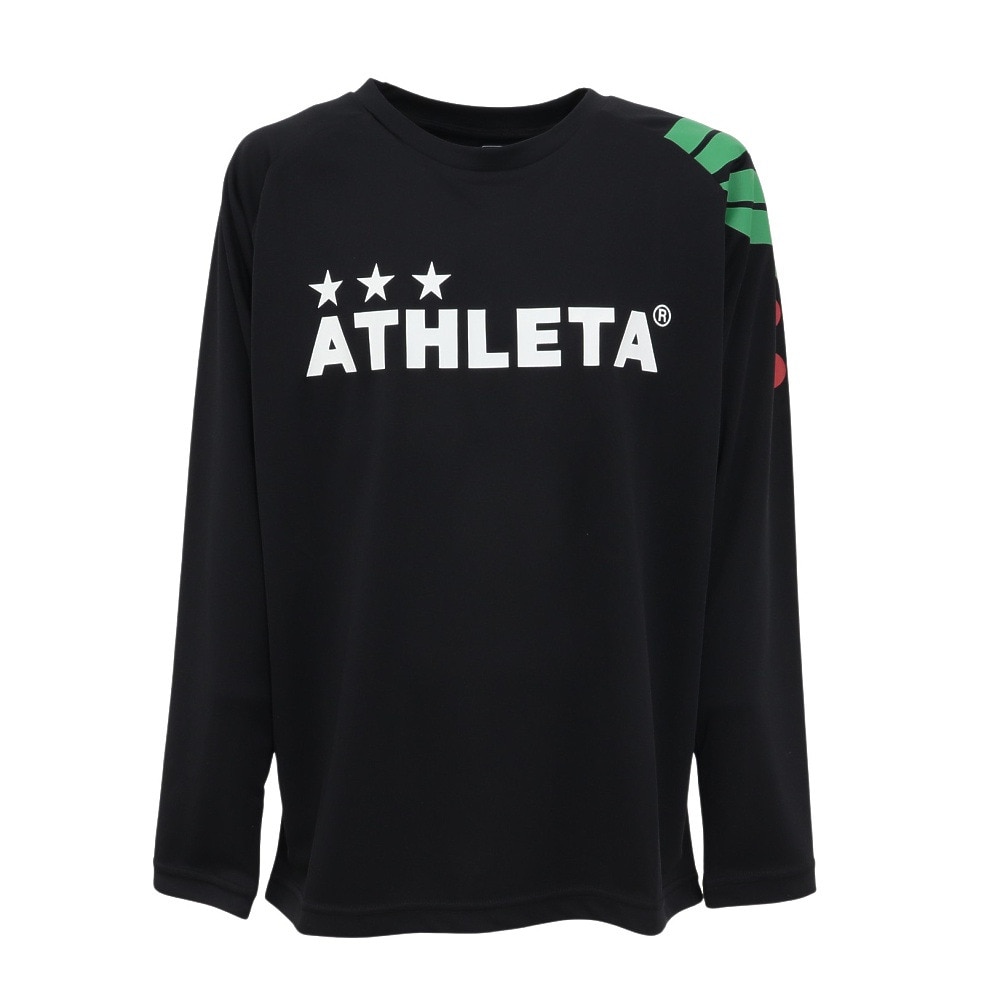 アスレタ（ATHLETA）（キッズ）サッカー フットサルウェア ジュニア ロング プラクティスシャツ XE-456J BLK