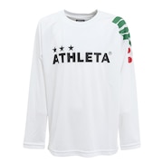 (キッズ)サッカー フットサルウェア ジュニア ロングプラTシャツ XE-456J WHT