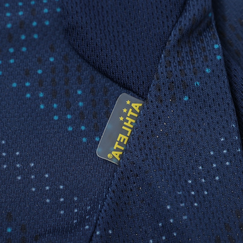 アスレタ（ATHLETA）（キッズ）サッカー フットサルウェア ジュニア グラフィック プラクティスシャツ 2409J NVY