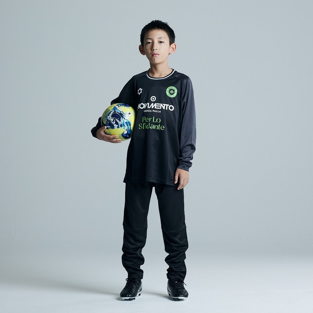 スフィーダ（SFIDA）（キッズ）サッカー フットサルウェア キッズ ジュニア プラクティスTシャツ ロングスリーブ SA-24X50JR BLK