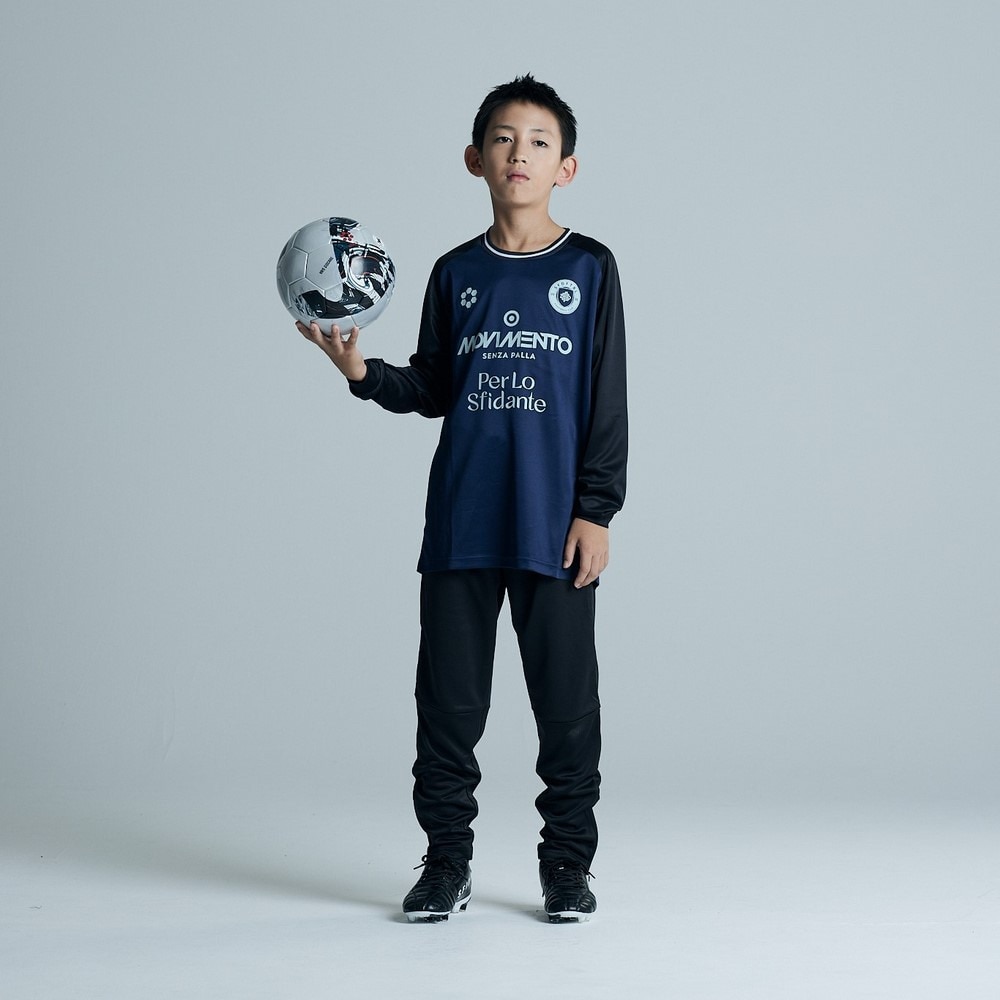 スフィーダ（SFIDA）（キッズ）サッカー フットサルウェア キッズ ジュニア プラクティスTシャツ ロングスリーブ SA-24X50JR NVY