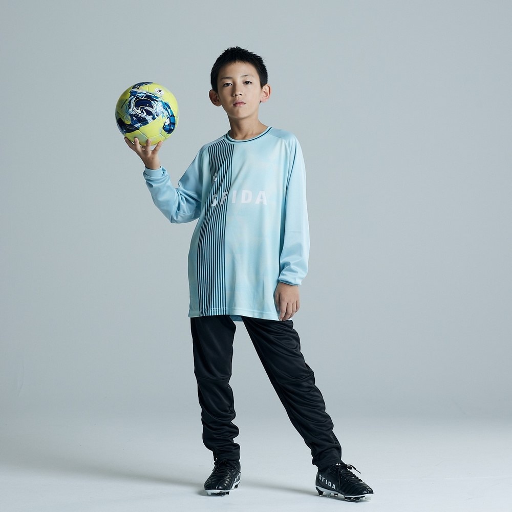 スフィーダ（SFIDA）（キッズ）サッカー フットサルウェア キッズ ジュニア プラクティスTシャツ ロングスリーブ SA-24X51JR SAX