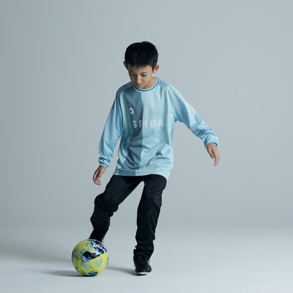 スフィーダ（SFIDA）（キッズ）サッカー フットサルウェア キッズ ジュニア プラクティスTシャツ ロングスリーブ SA-24X51JR SAX