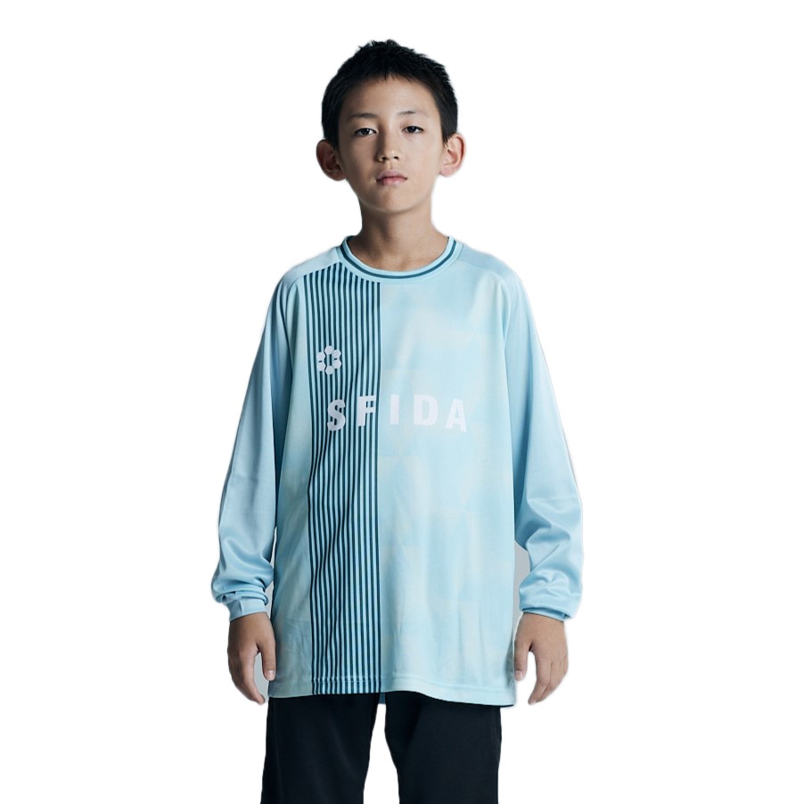 スフィーダ（SFIDA）（キッズ）サッカー フットサルウェア キッズ ジュニア プラクティスTシャツ ロングスリーブ SA-24X51JR SAX