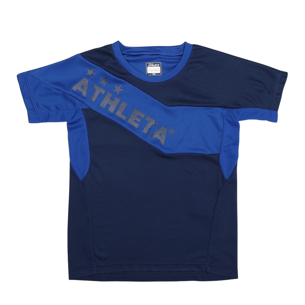 アスレタ（ATHLETA）（キッズ）サッカー フットサルウェア ジュニア プラクティス 上下セット XE-460J NVXBL