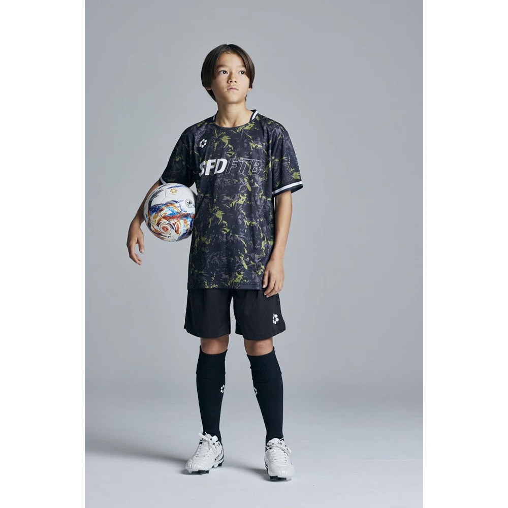 スフィーダ（SFIDA）（キッズ）サッカー フットサルウェア ジュニア ZONE昇華プラクティスシャツ1 JR SA-25111JR BLK