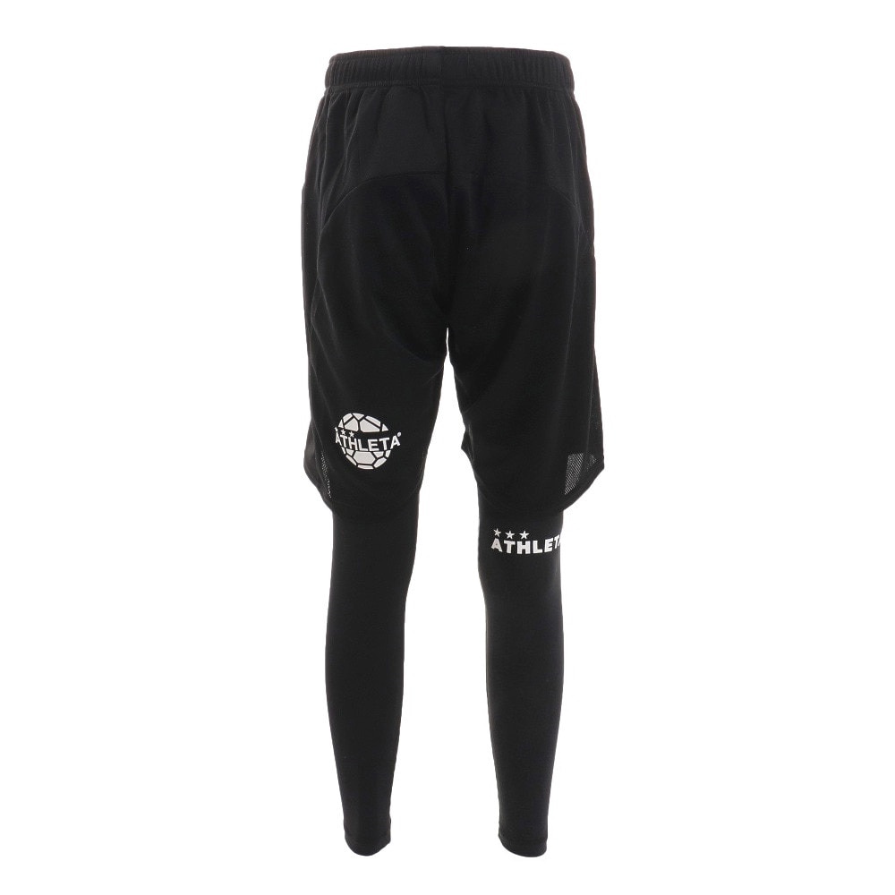 アスレタ（ATHLETA）（キッズ）サッカー フットサルウェア ジュニア プラクティスパンツインナーセット XE-409J BLK