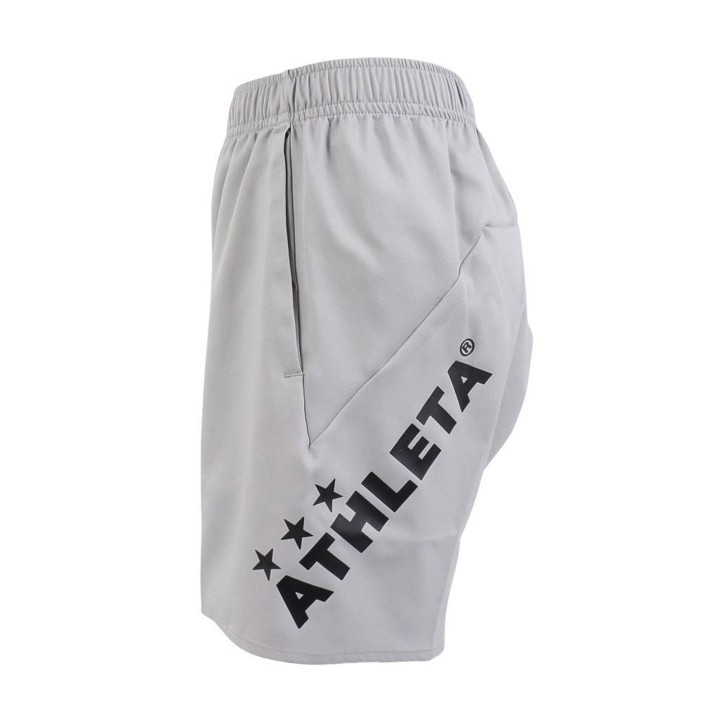アスレタ（ATHLETA）（キッズ）サッカー フットサルウェア ジュニア ポケット付きプラクティスパンツ 18018J GRY