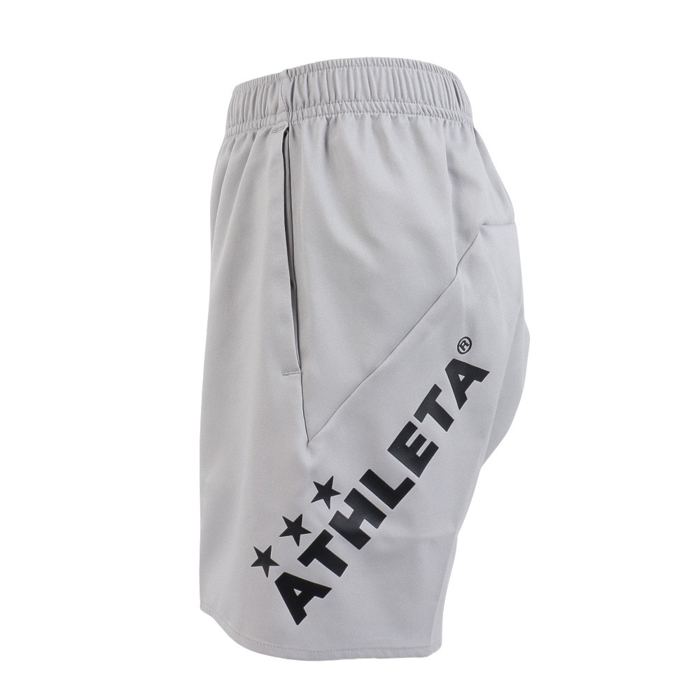 アスレタ（ATHLETA）（キッズ）サッカー フットサルウェア ジュニア ポケット付きプラクティスパンツ 18018J GRY 速乾