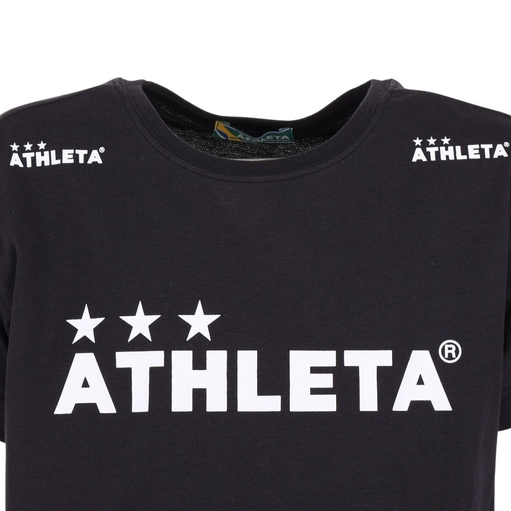 アスレタ（ATHLETA）（キッズ）定番ロゴTシャツ 3015MJ BLK スポーツ用品はスーパースポーツゼビオ