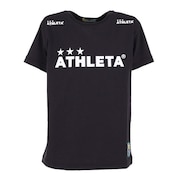 アスレタ（ATHLETA）（キッズ）定番ロゴTシャツ 3015MJ BLK 速乾