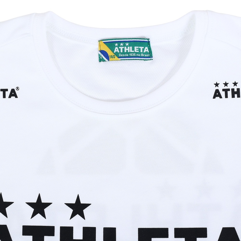 アスレタ（ATHLETA）（キッズ）定番ロゴTシャツ 3015MJ WHT 速乾