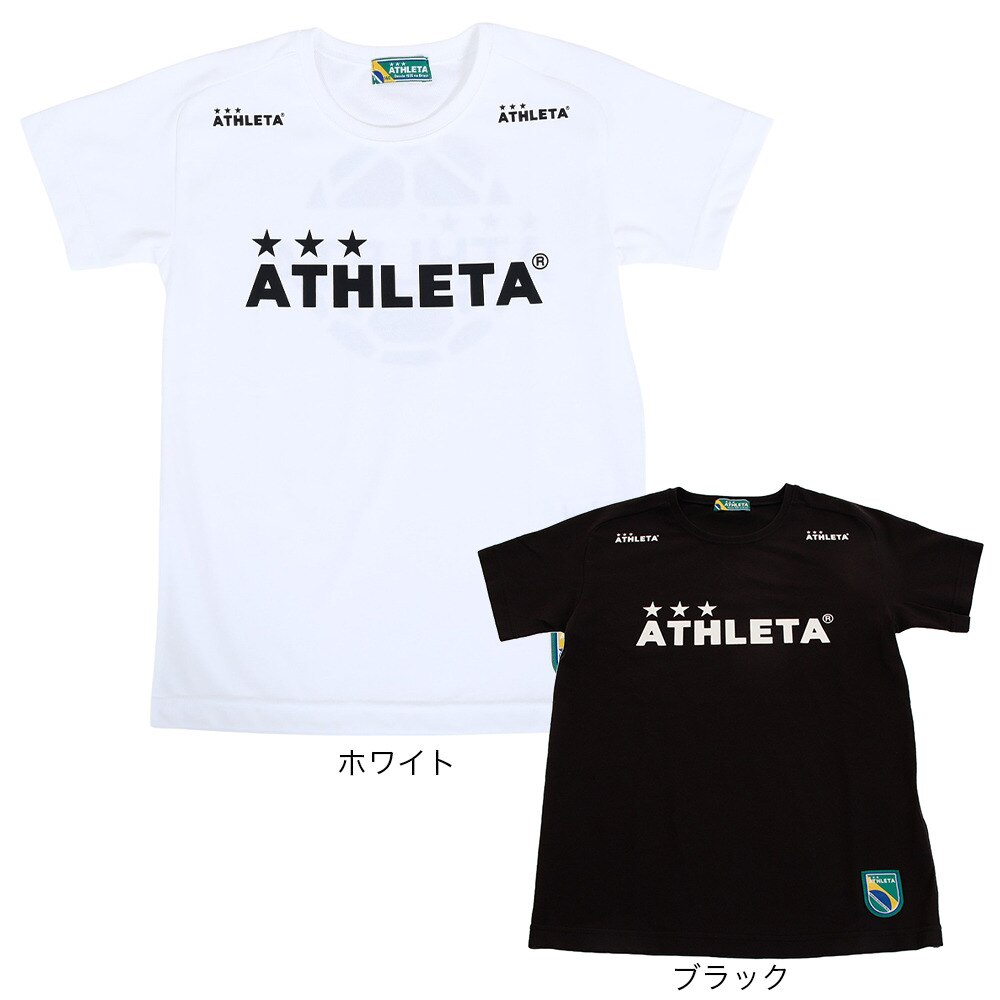 アスレタ（ATHLETA）（キッズ）定番ロゴTシャツ 3015MJ BLK