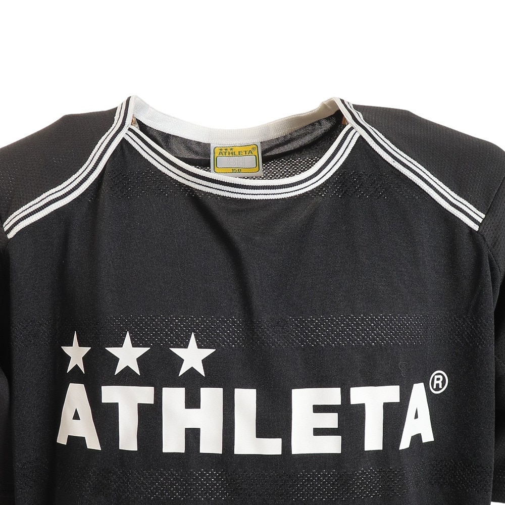 アスレタ（ATHLETA）（キッズ）サッカー フットサルウェア Tシャツ ジュニア プラクティスシャツ 2366J BLK