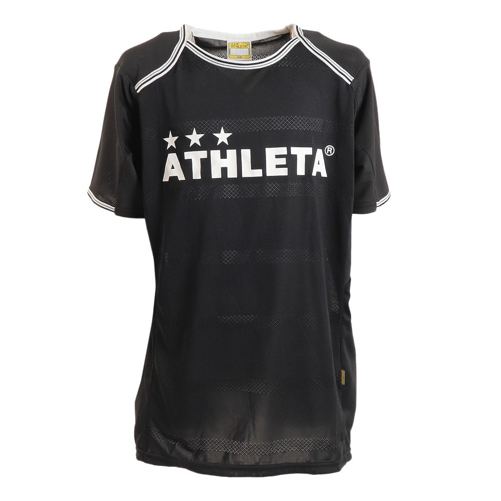 アスレタ（ATHLETA）（キッズ）サッカー フットサルウェア Tシャツ ジュニア プラクティスシャツ 2366J BLK  スポーツ用品はスーパースポーツゼビオ