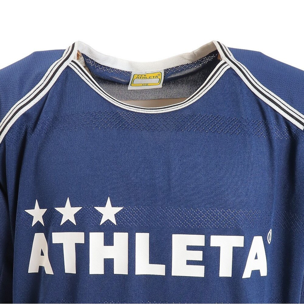 アスレタ（ATHLETA）（キッズ）サッカー フットサルウェア Tシャツ ジュニア プラクティスシャツ 2366J NVY