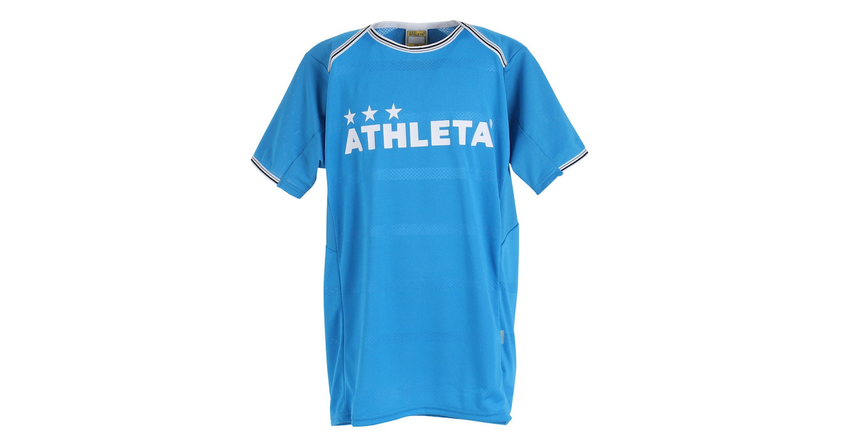 アスレタ｜サッカー フットサルウェア Tシャツ ジュニア プラクティスシャツ 2366J SAX - アウトドア・キャンプ用品はエルブレス
