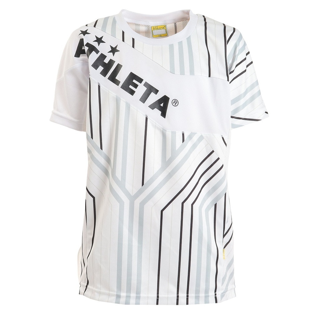 アスレタ（ATHLETA）（キッズ）サッカー フットサルウェア ジュニア グラフィックプラシャツ 2S 2368J WHT