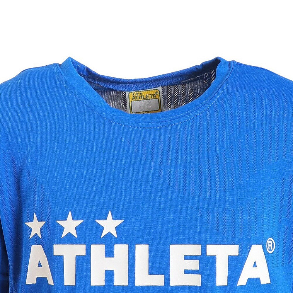 アスレタ（ATHLETA）（キッズ）サッカー フットサルウェア ジュニア ジャガードメッシュTシャツ 2S 3364J BLU  スポーツ用品はスーパースポーツゼビオ