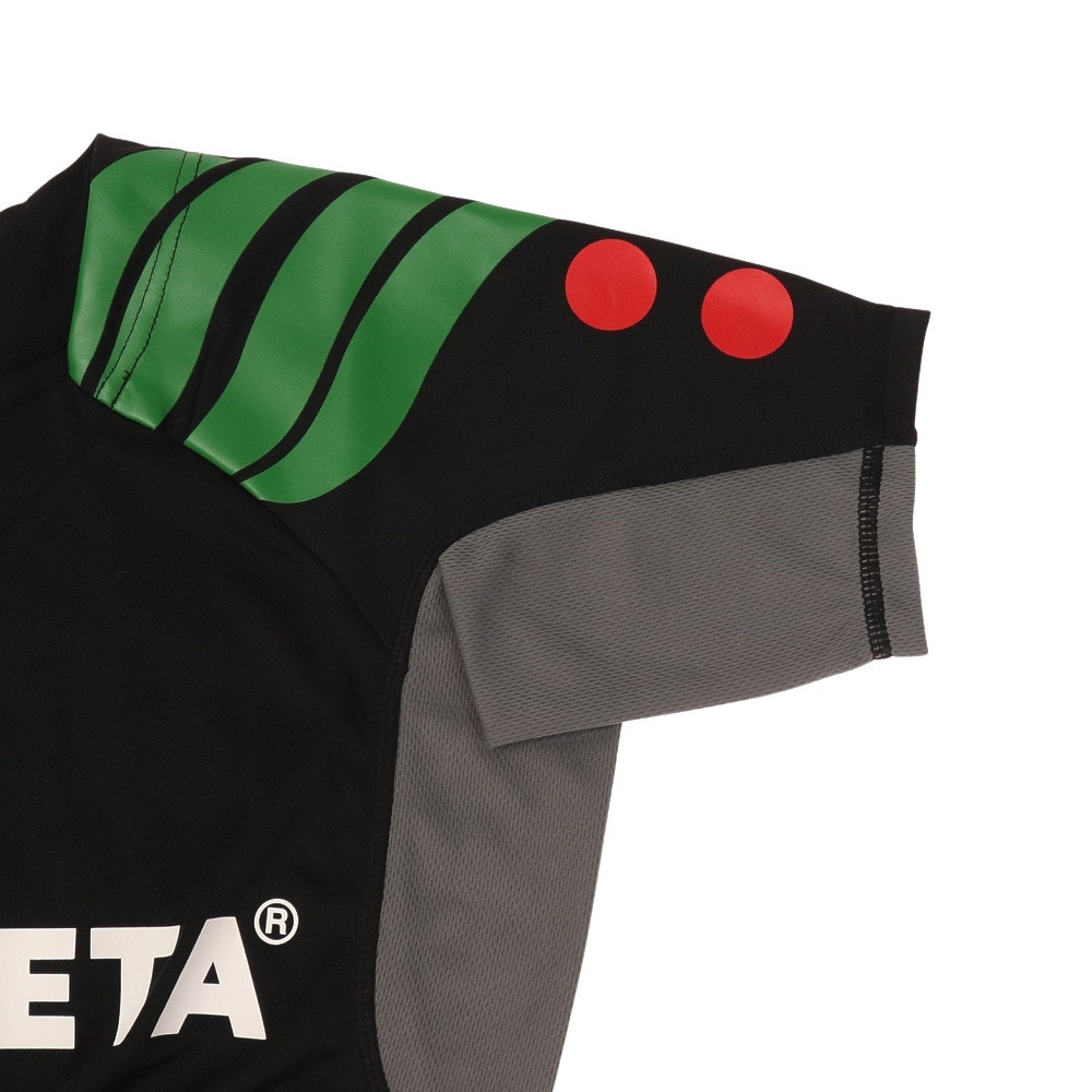 アスレタ（ATHLETA）（キッズ）サッカー フットサルウェア Tシャツ ジュニア 切替プラシャツ XE-419J BLK