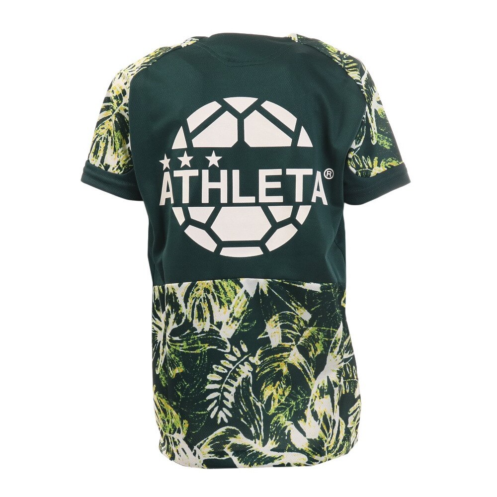アスレタ（ATHLETA）（キッズ）サッカー フットサルウェア Tシャツ ジュニア 総柄プラシャツ XE-421J GRN