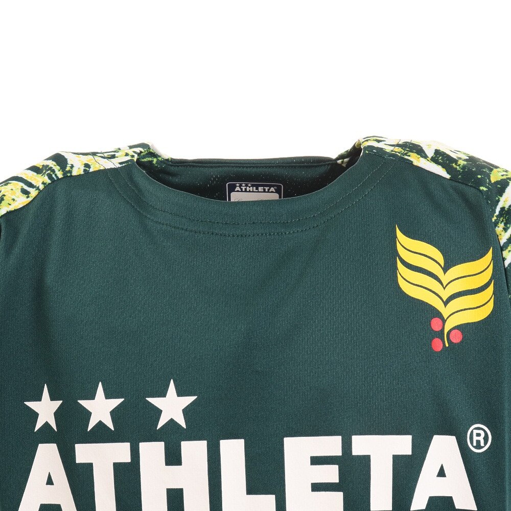 アスレタ（ATHLETA）（キッズ）サッカー フットサルウェア Tシャツ ジュニア 総柄プラシャツ XE-421J GRN