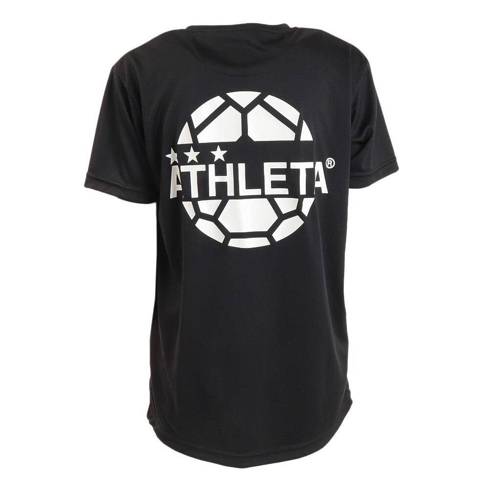 アスレタ（ATHLETA）（キッズ）サッカー フットサルウェア Tシャツ ジュニア ロゴプラシャツ XE-422J BLK★★★