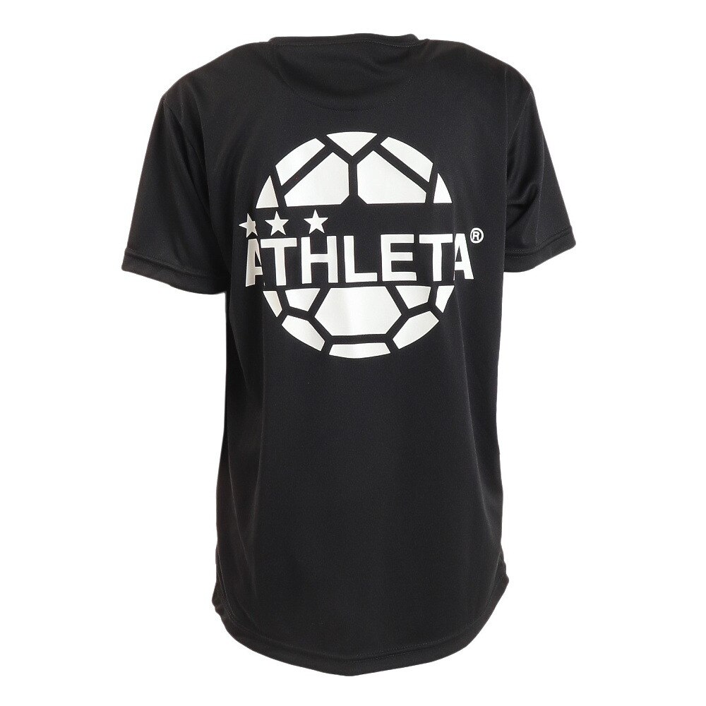 アスレタ（ATHLETA）（キッズ）サッカー フットサルウェア Tシャツ ジュニア ロゴプラシャツ XE-422J BLK