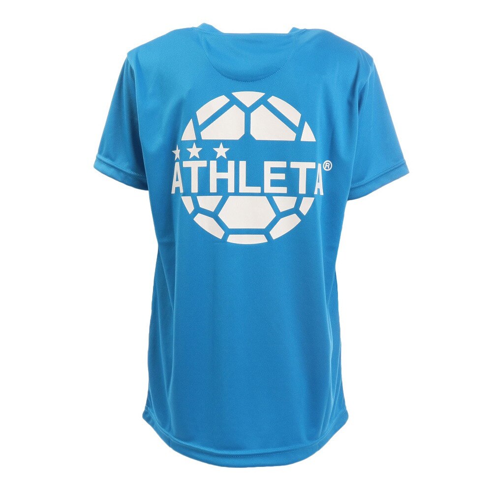 アスレタ（ATHLETA）（キッズ）サッカー フットサルウェア Tシャツ ジュニア ロゴプラシャツ XE-422J SAX