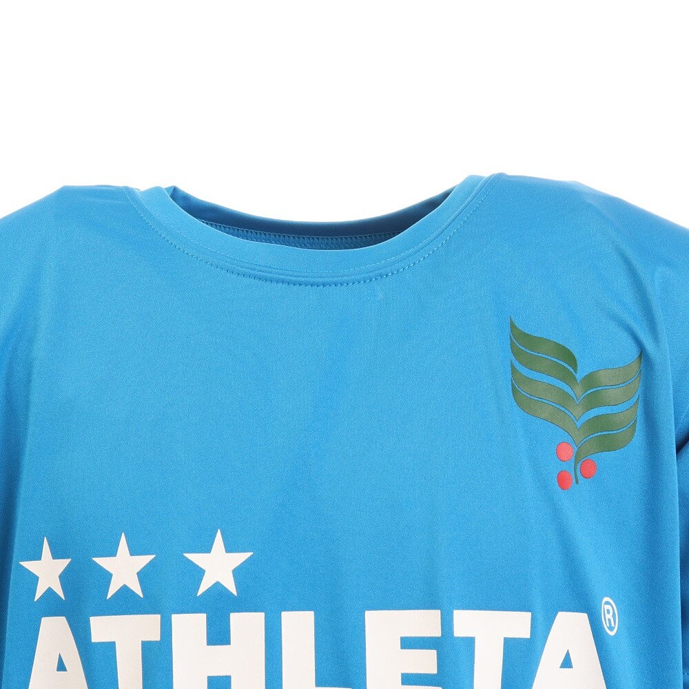 アスレタ（ATHLETA）（キッズ）サッカー フットサルウェア Tシャツ ジュニア ロゴプラシャツ XE-422J SAX