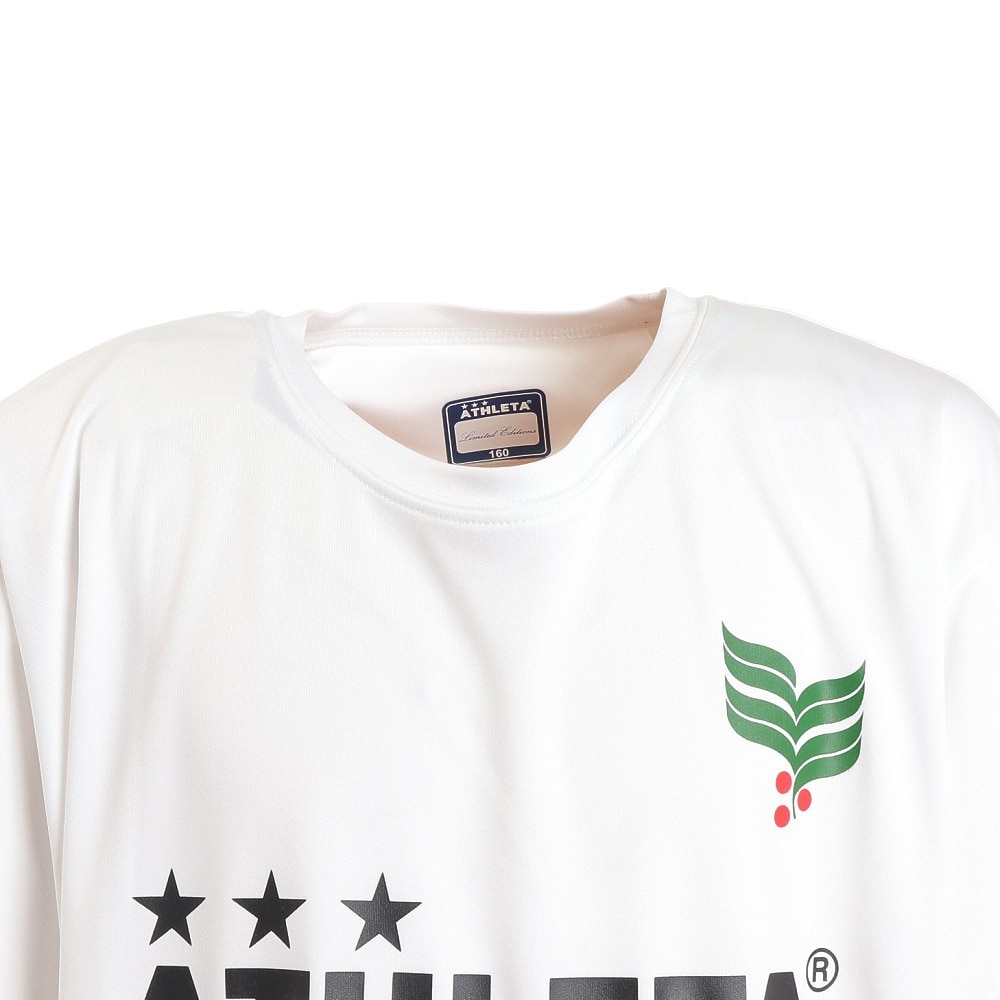 アスレタ（ATHLETA）（キッズ）サッカー フットサルウェア Tシャツ ジュニア ロゴプラシャツ XE-422J WHT  スポーツ用品はスーパースポーツゼビオ
