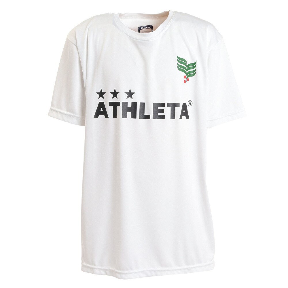 アスレタ（ATHLETA）（キッズ）サッカー フットサルウェア Tシャツ ジュニア ロゴプラシャツ XE-422J WHT