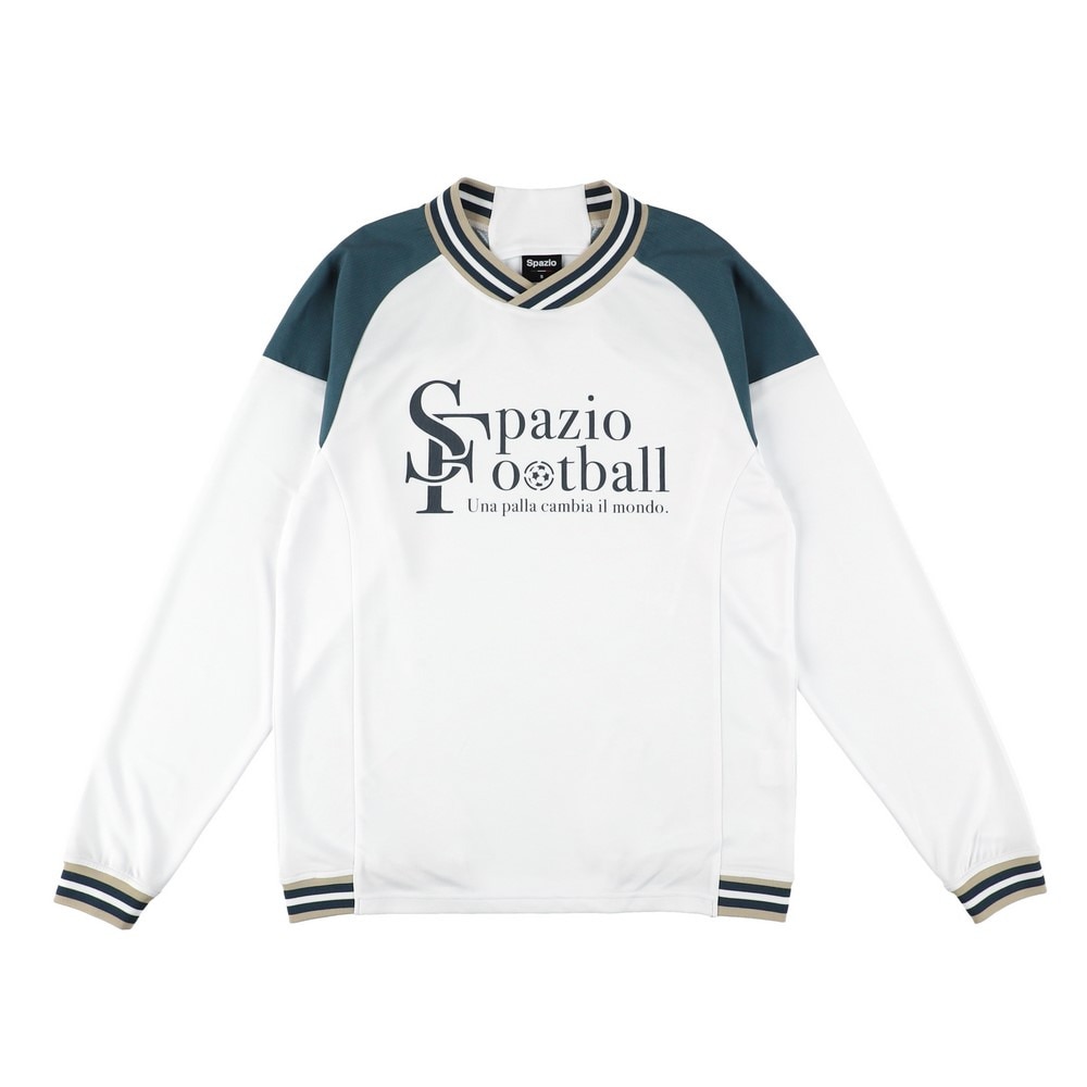 スパッツィオ（SPAZIO）（キッズ）サッカー フットサルウェア ジュニア ラインリブ 長袖プラシャツ GE-1017-01