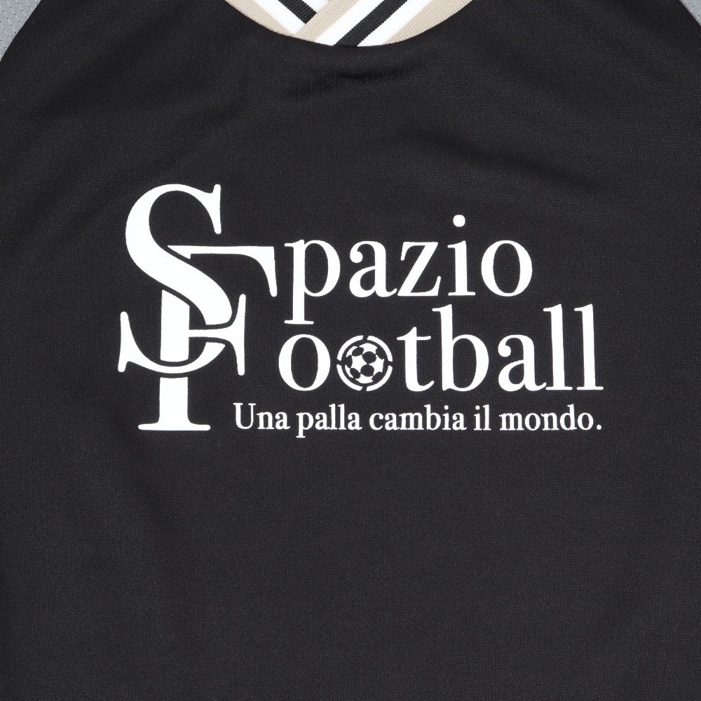 スパッツィオ（SPAZIO）（キッズ）サッカー フットサルウェア ジュニア ラインリブ 長袖プラシャツ GE-1017-02