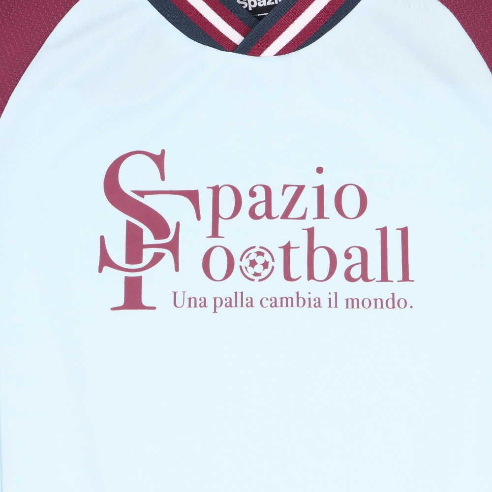 スパッツィオ（SPAZIO）（キッズ）サッカー フットサルウェア ジュニア ラインリブ 長袖プラシャツ GE-1017-23