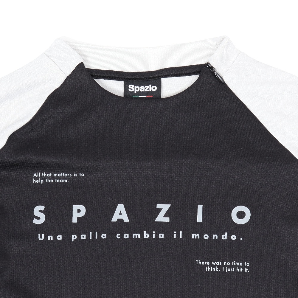 スパッツィオ（SPAZIO）（キッズ）サッカー フットサルウェア ジュニア 脇パネル ミッドトレーニングトップ GE-1039-02