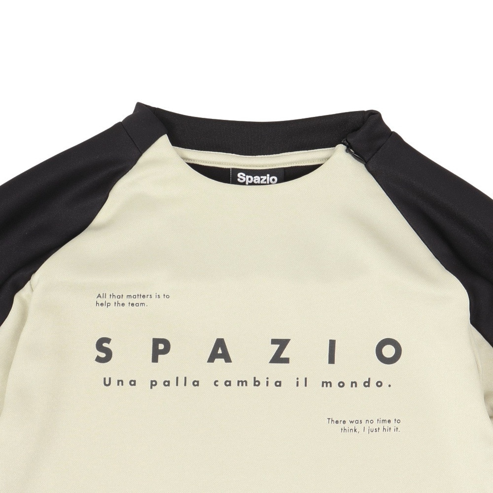 スパッツィオ（SPAZIO）（キッズ）サッカー フットサルウェア ジュニア 脇パネル ミッドトレーニングトップ GE-1039-09