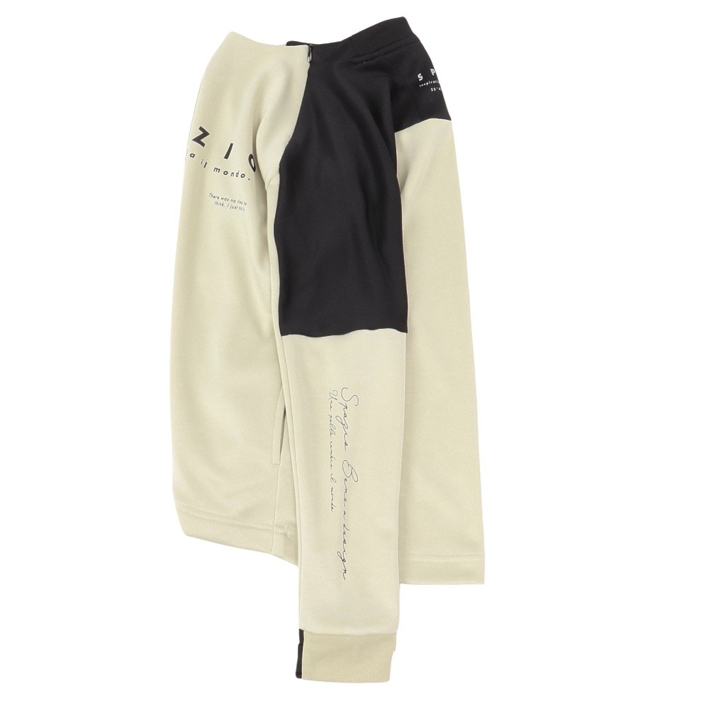 スパッツィオ（SPAZIO）（キッズ）サッカー フットサルウェア ジュニア 脇パネル ミッドトレーニングトップ GE-1039-09