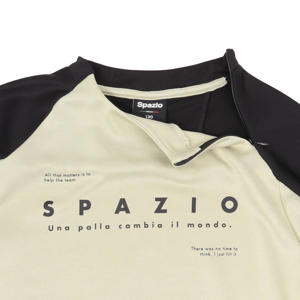 スパッツィオ（SPAZIO）（キッズ）サッカー フットサルウェア ジュニア 脇パネル ミッドトレーニングトップ GE-1039-09