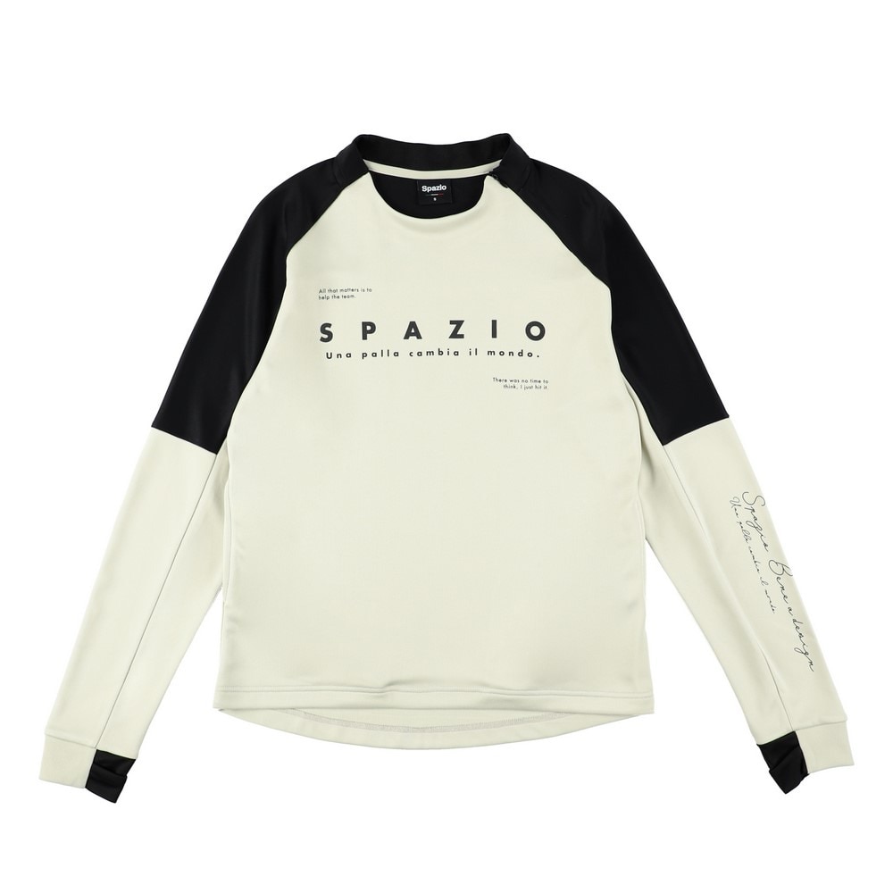 スパッツィオ（SPAZIO）（キッズ）サッカー フットサルウェア ジュニア 脇パネル ミッドトレーニングトップ GE-1039-09