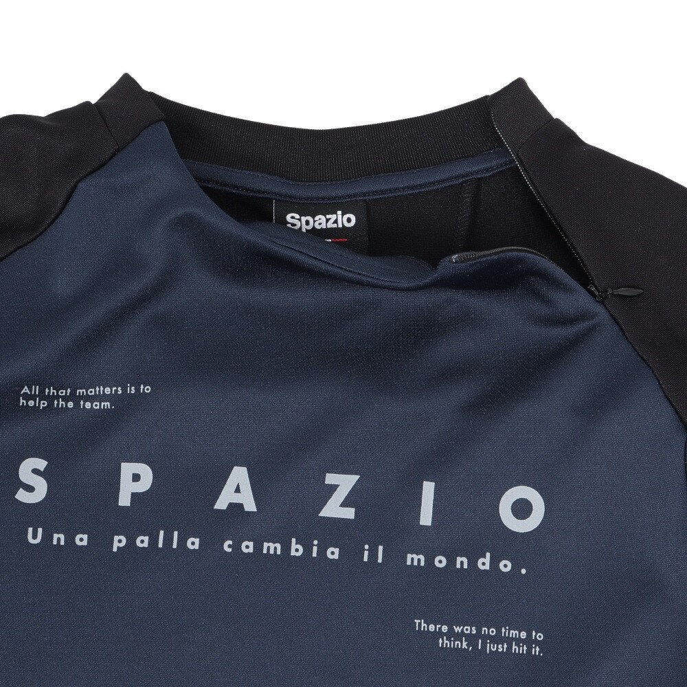 スパッツィオ（SPAZIO）（キッズ）サッカー フットサルウェア ジュニア 脇パネル ミッドトレーニングトップ GE-1039-21
