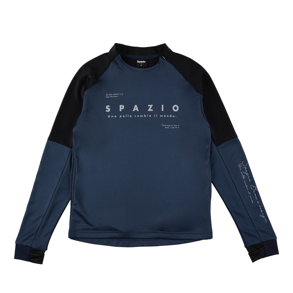 スパッツィオ（SPAZIO）（キッズ）サッカー フットサルウェア ジュニア 脇パネル ミッドトレーニングトップ GE-1039-21