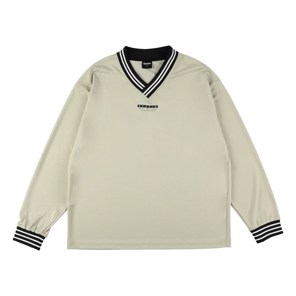 スパッツィオ（SPAZIO）（キッズ）サッカー フットサルウェア ジュニア オーバーサイズ Vネック長袖プラシャツ GE-1040-09