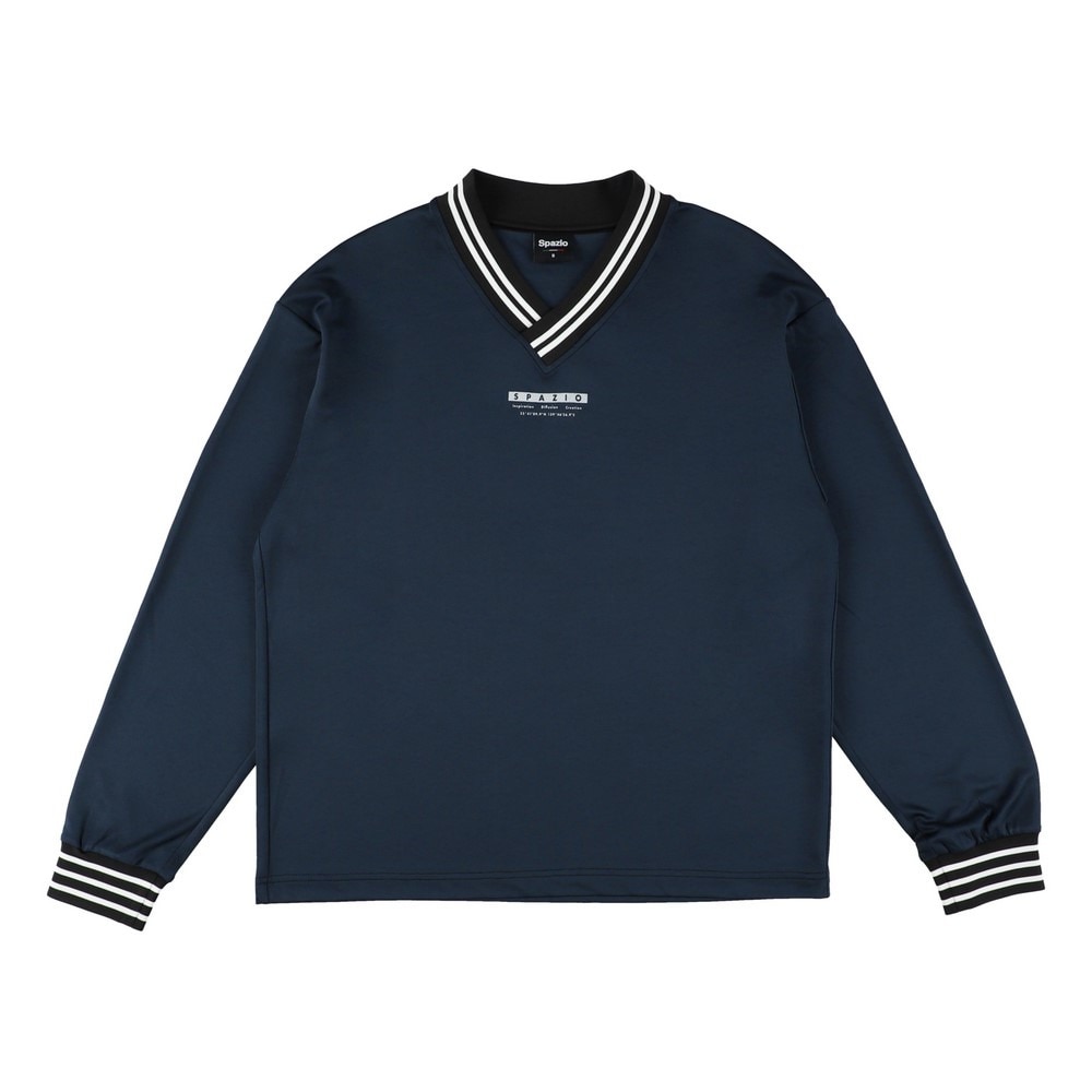 スパッツィオ（SPAZIO）（キッズ）サッカー フットサルウェア ジュニア オーバーサイズ Vネック長袖プラシャツ GE-1040-21